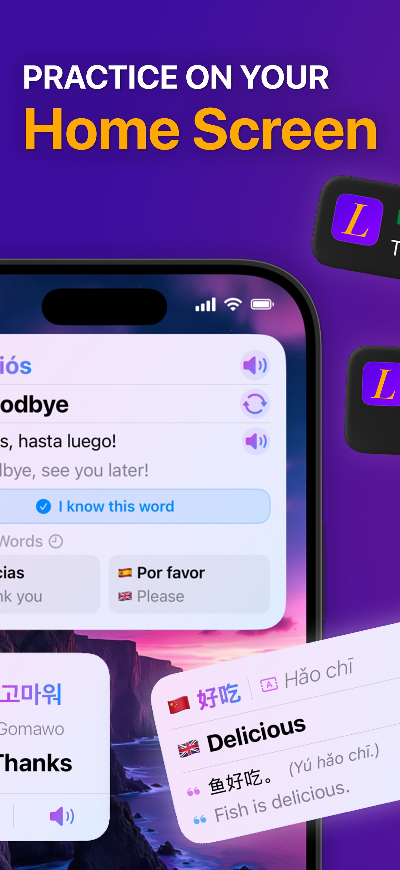 Lingo Widget screenshot 2